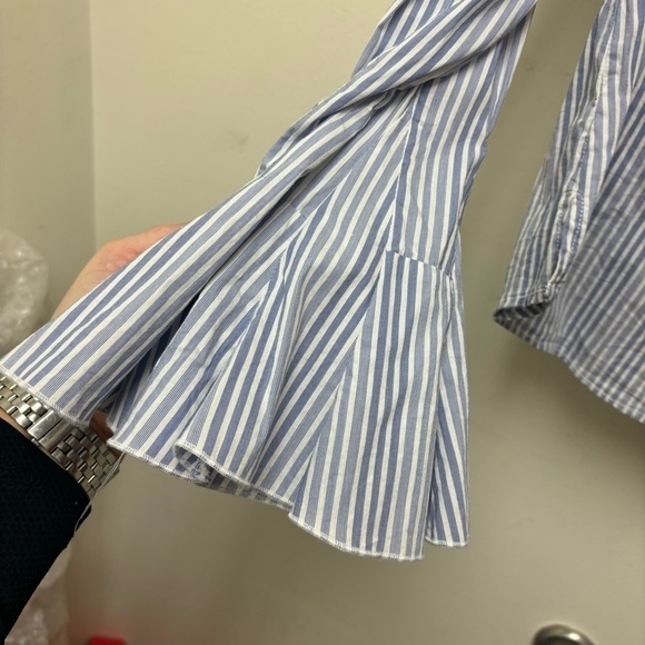 Free People March to the Beat Off Shoulder Blouse - Picture 9 of 12